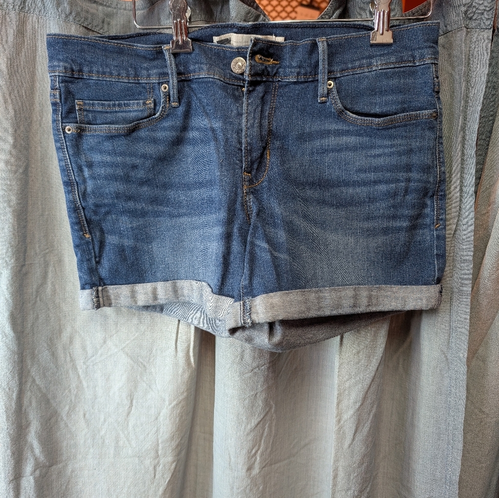 Levi's Denim Blue Women's Shorts